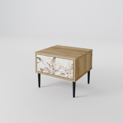 WILD TENDERNESS Nightstand in Oak Effect