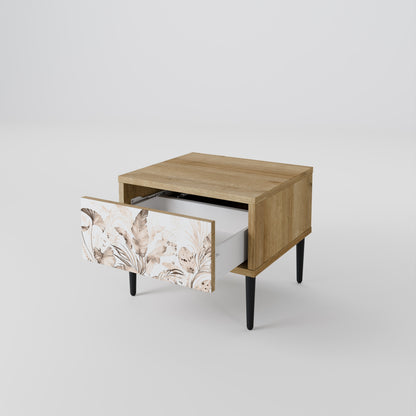 WILD TENDERNESS Nightstand in Oak Effect