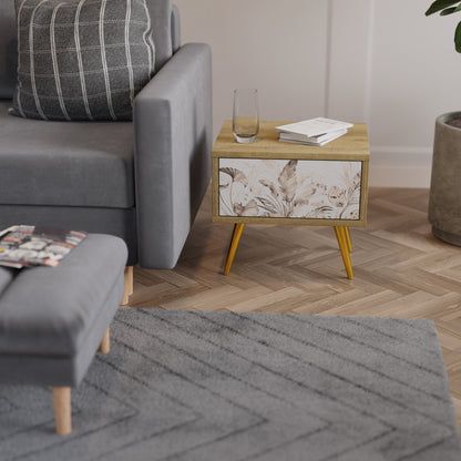 WILD TENDERNESS Nightstand in Oak Effect