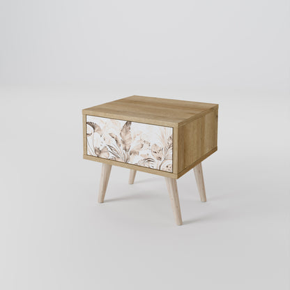 WILD TENDERNESS Nightstand in Oak Effect