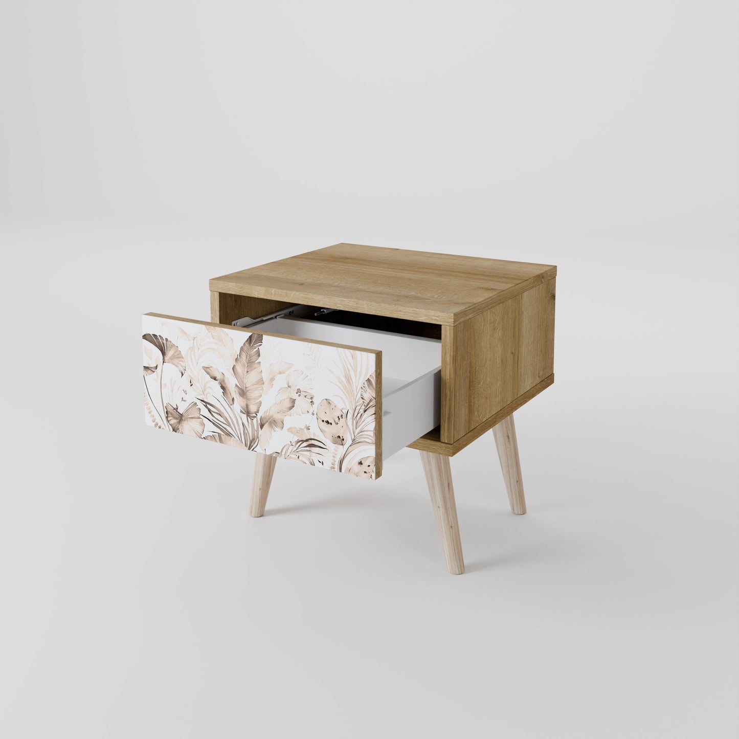 WILD TENDERNESS Nightstand in Oak Effect