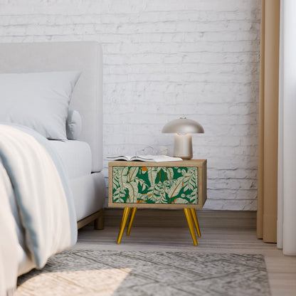 VERDANT PLEASURES Comodino in Effetto Rovere