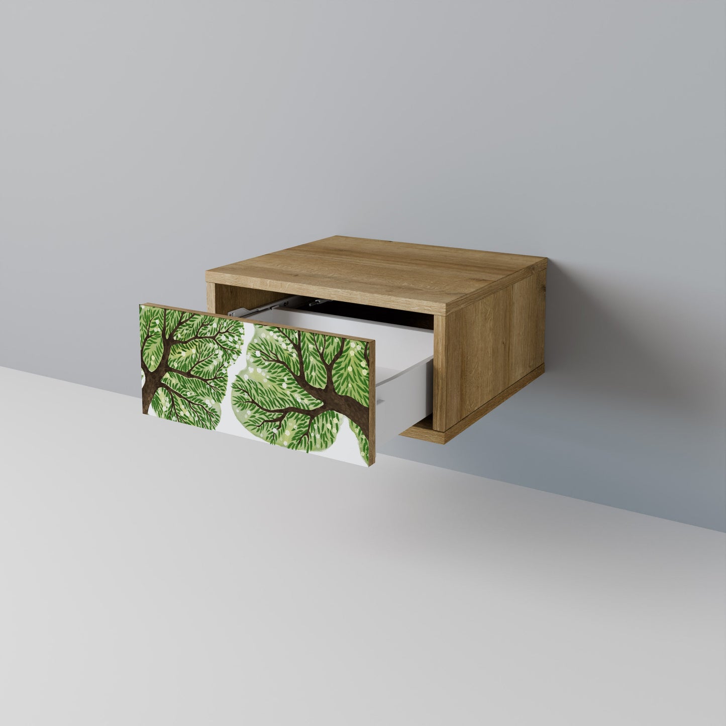 WILDERNESS DASH Nightstand in Oak Effect