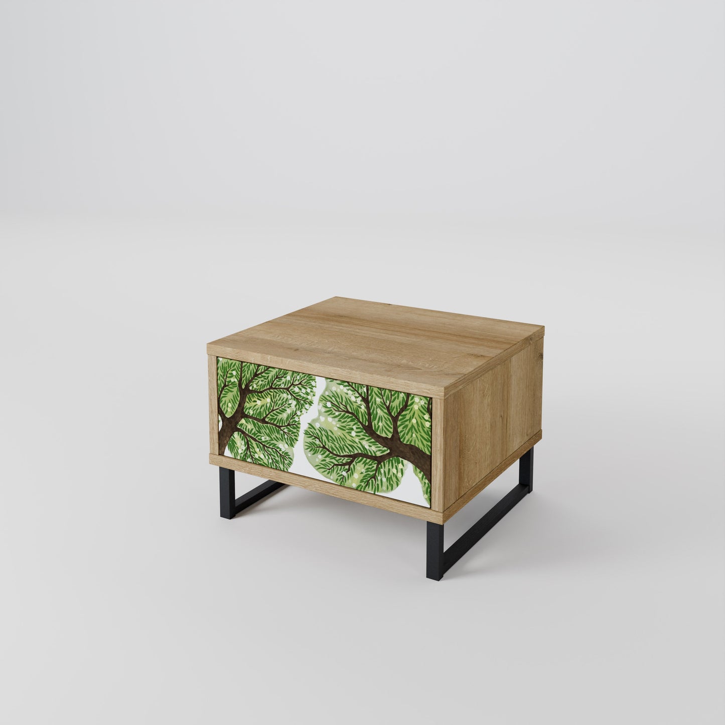 WILDERNESS DASH Nightstand in Oak Effect