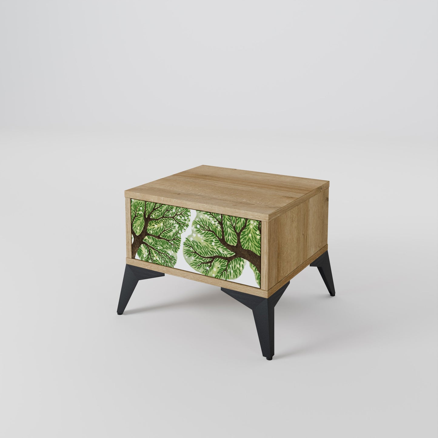 WILDERNESS DASH Nightstand in Oak Effect