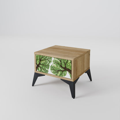 WILDERNESS DASH Nightstand in Oak Effect