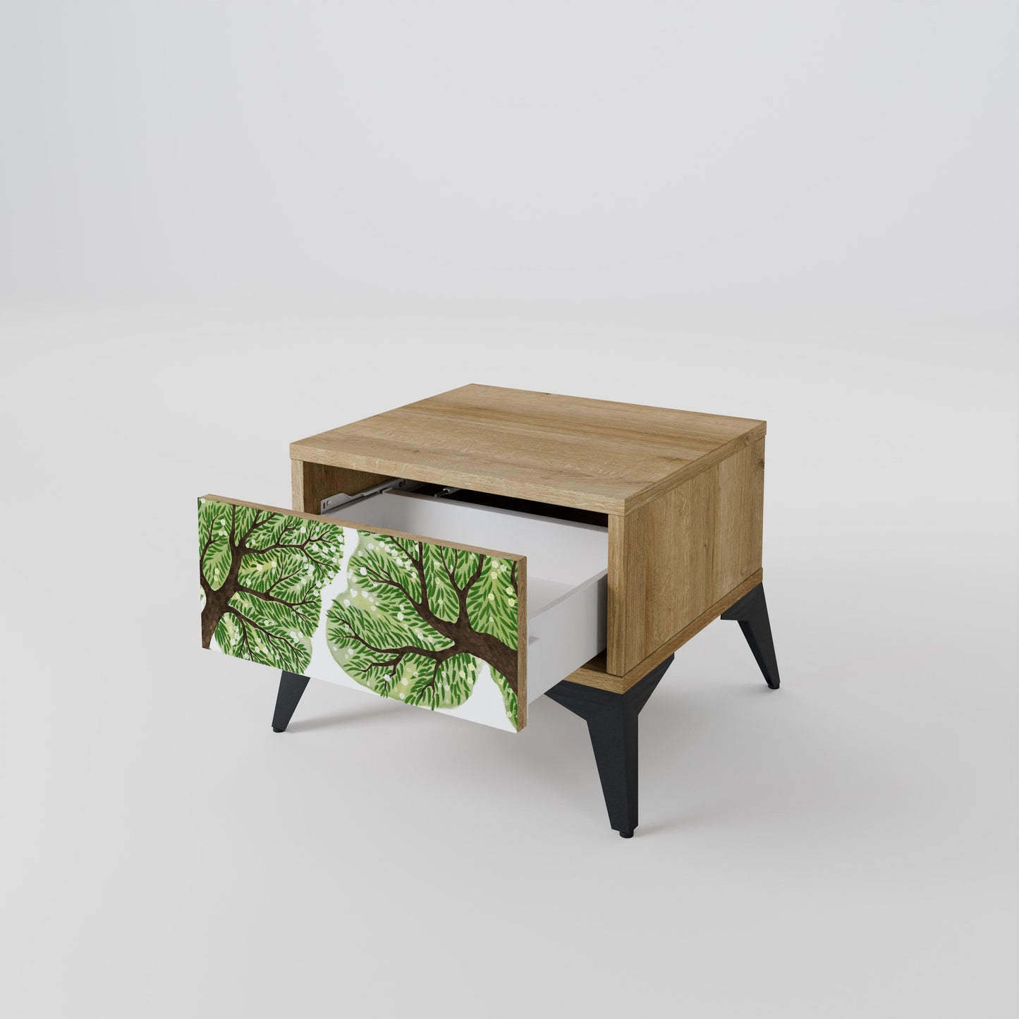 WILDERNESS DASH Nightstand in Oak Effect