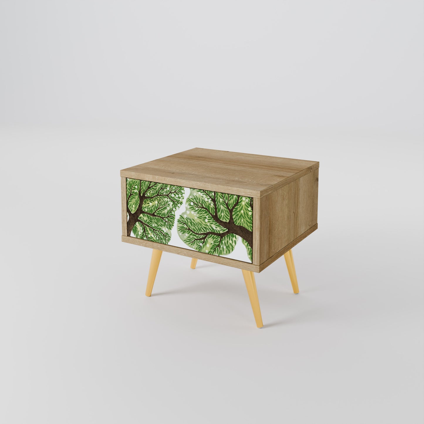 WILDERNESS DASH Nightstand in Oak Effect