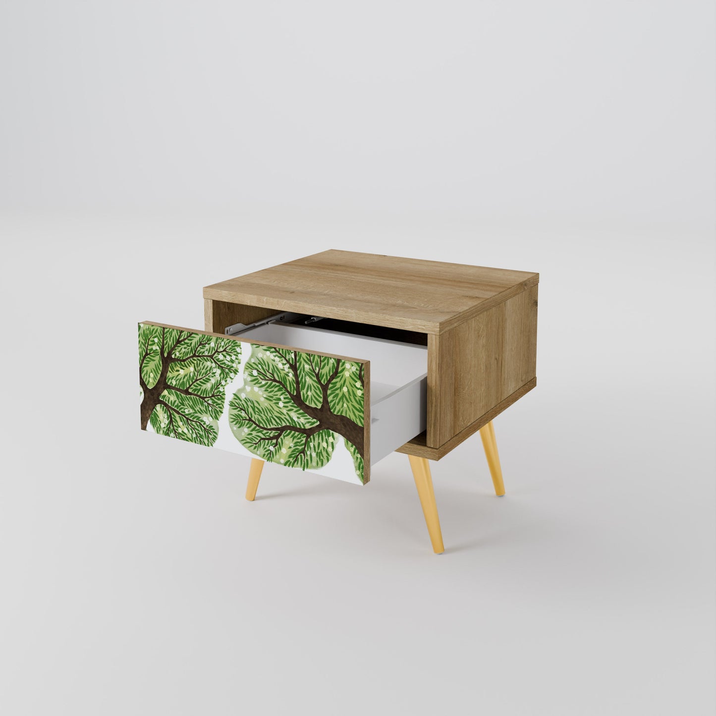 WILDERNESS DASH Nightstand in Oak Effect