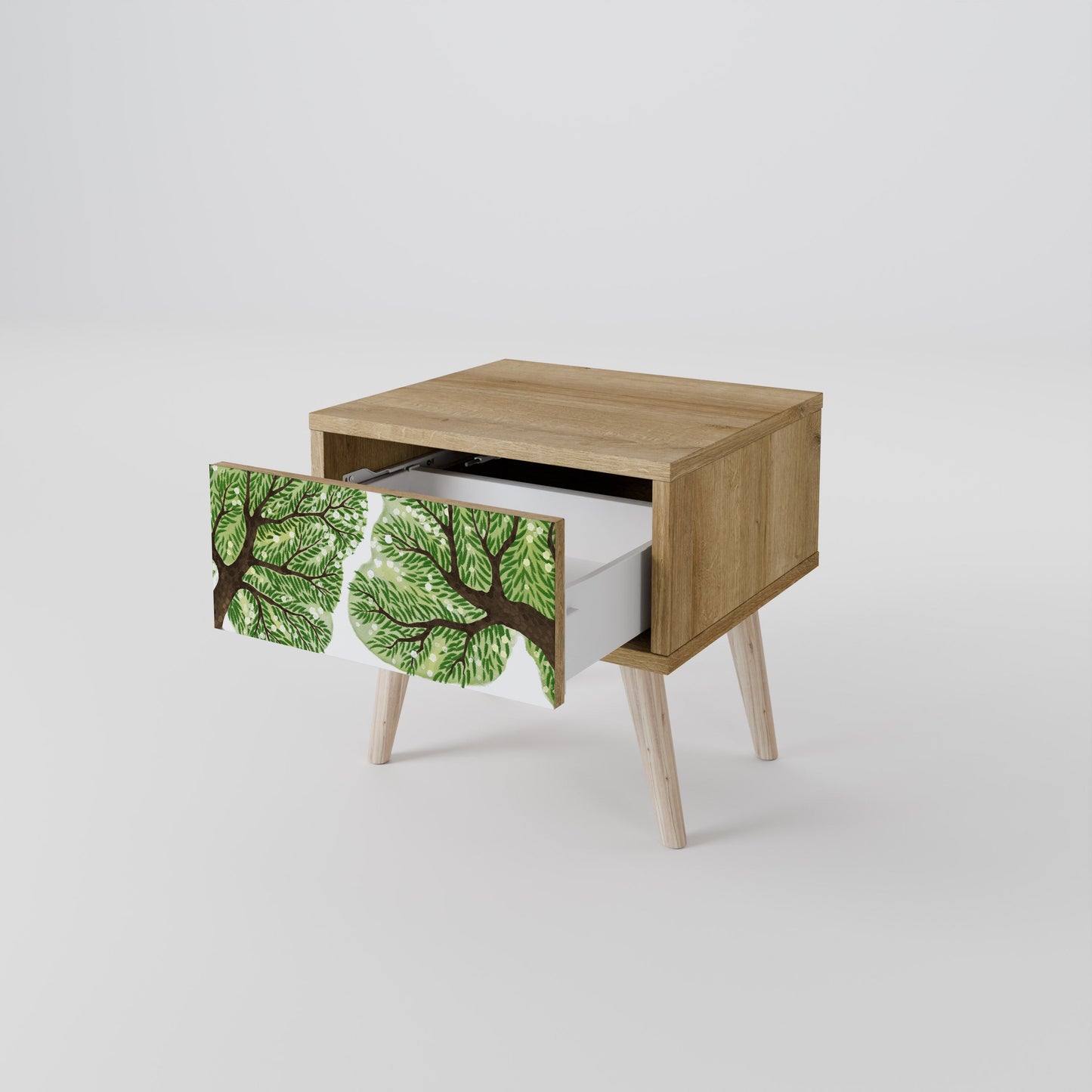 WILDERNESS DASH Nightstand in Oak Effect