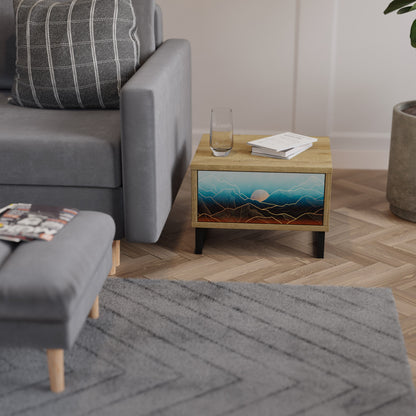 LUNAR SECRETS Comodino in Effetto Rovere