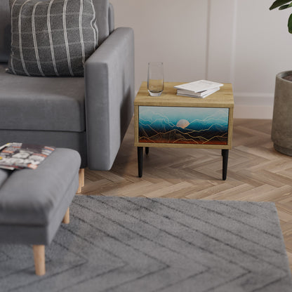 LUNAR SECRETS Comodino in Effetto Rovere