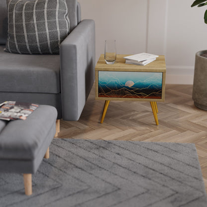 LUNAR SECRETS Comodino in Effetto Rovere