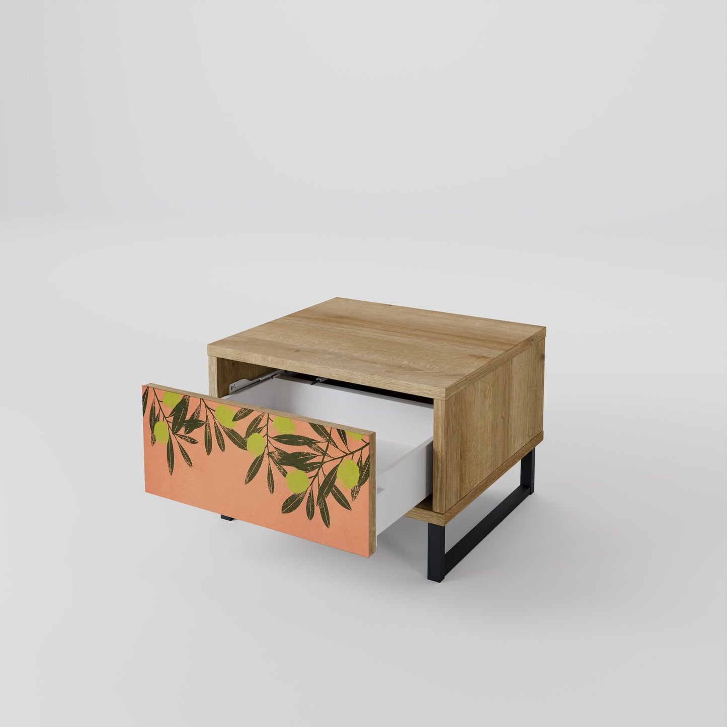 JUICY OLIVES Comodino in Effetto Rovere