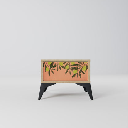 JUICY OLIVES Comodino in Effetto Rovere