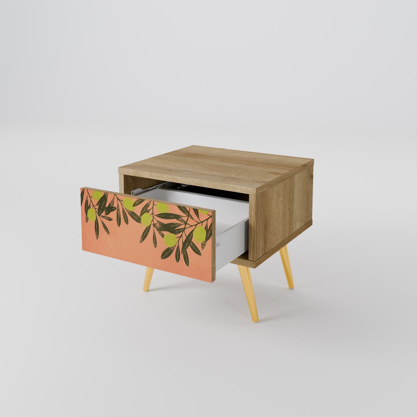 JUICY OLIVES Comodino in Effetto Rovere