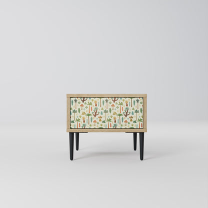 PALM SPRING Comodino in Effetto Rovere