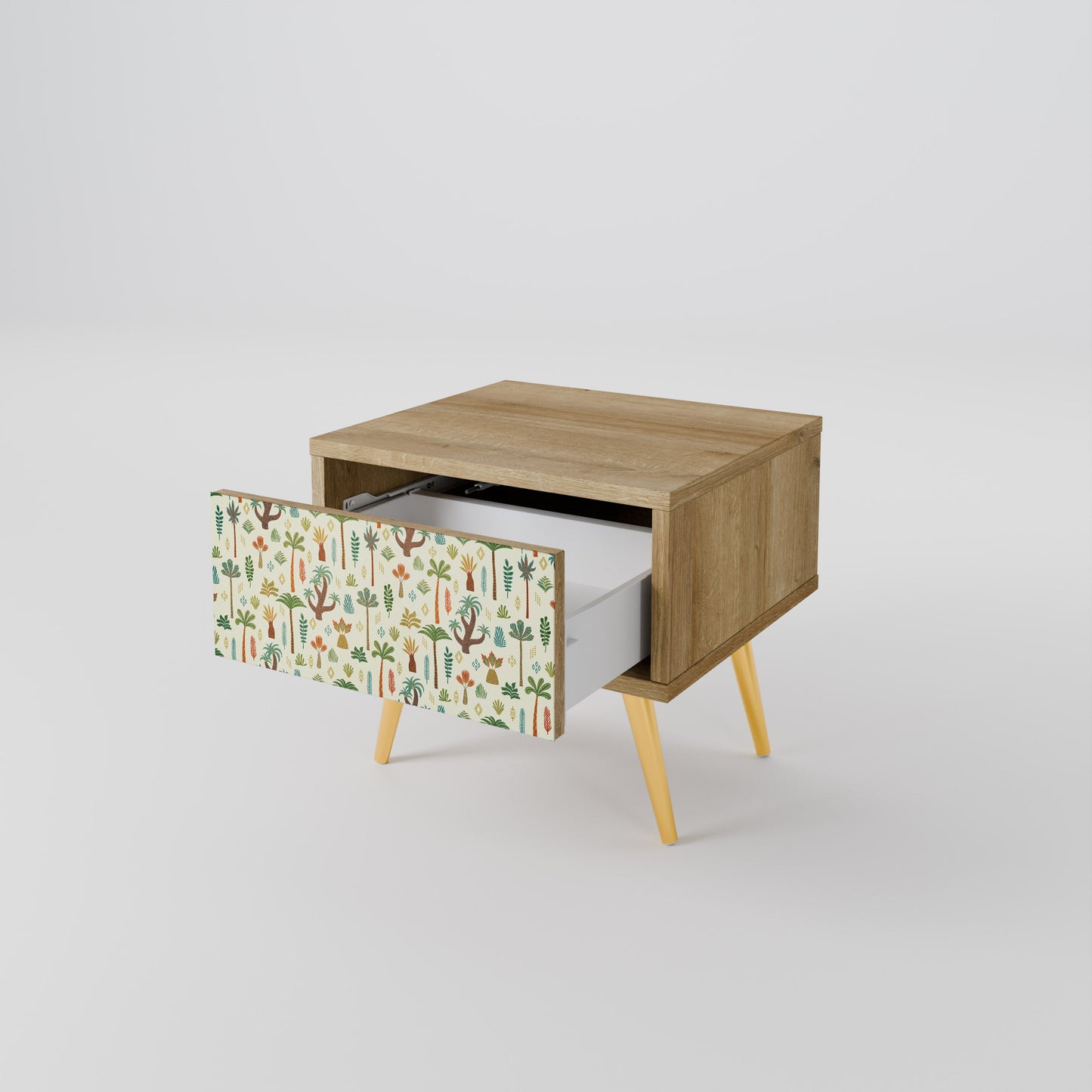 PALM SPRING Comodino in Effetto Rovere