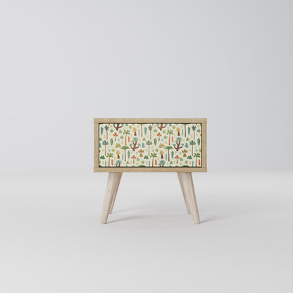 PALM SPRING Comodino in Effetto Rovere