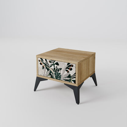 VERDURE FORMATION Nightstand in Oak Effect