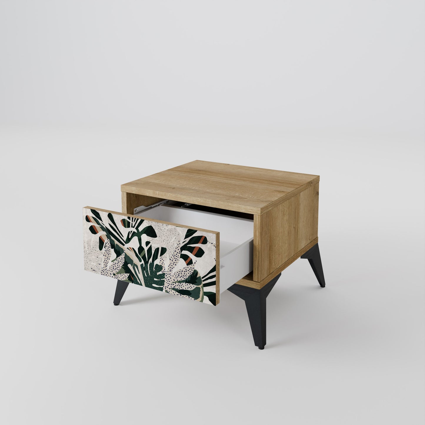 VERDURE FORMATION Nightstand in Oak Effect