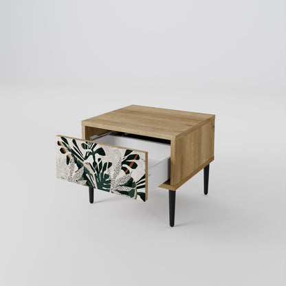 VERDURE FORMATION Nightstand in Oak Effect
