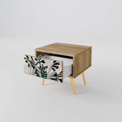 VERDURE FORMATION Nightstand in Oak Effect