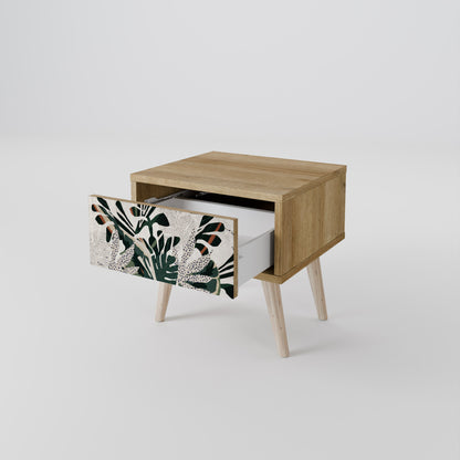 VERDURE FORMATION Nightstand in Oak Effect