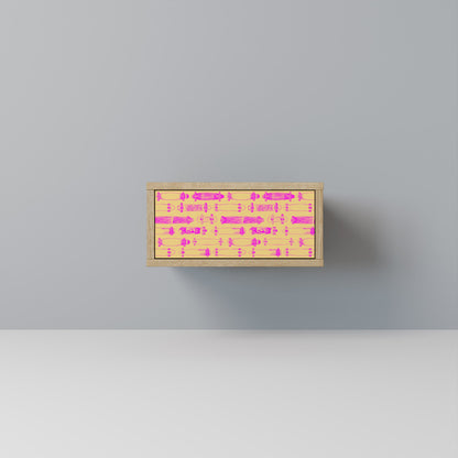 SKATEBOARD ARTISTRY Comodino in Effetto Rovere