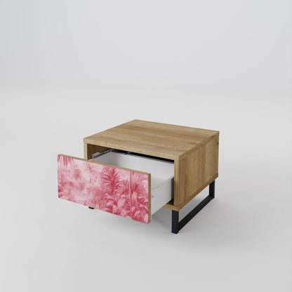 SWEET TROPICS Comodino in Effetto Rovere