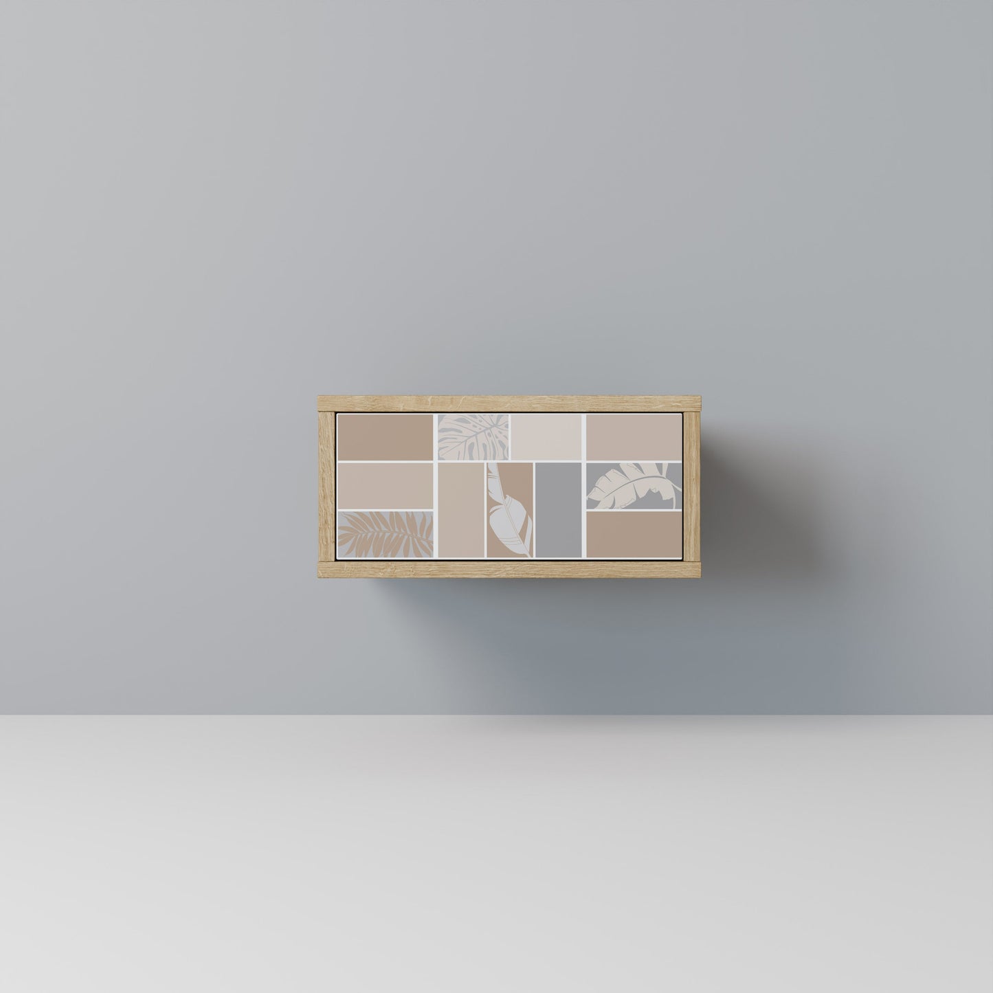 TROPICAL SHAPES Comodino in Effetto Rovere