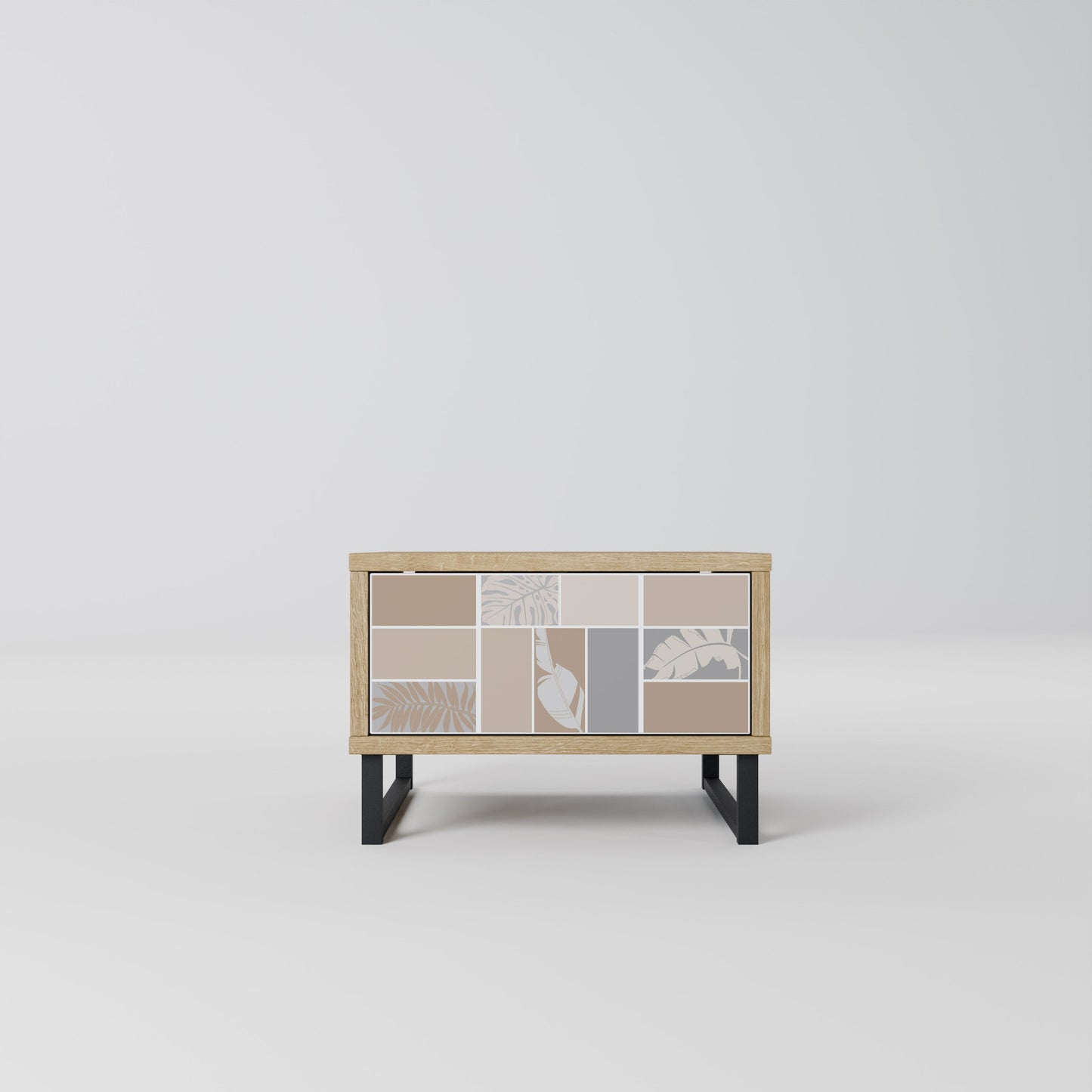 TROPICAL SHAPES Comodino in Effetto Rovere