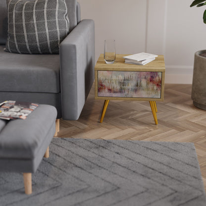 VEILED SUMMIT Comodino in Effetto Rovere