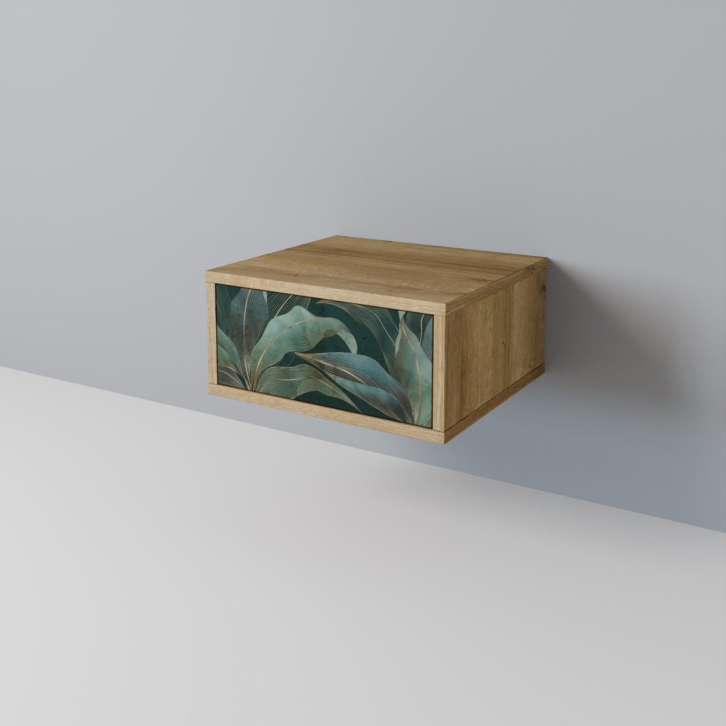 ROYAL GREEN Comodino in Effetto Rovere