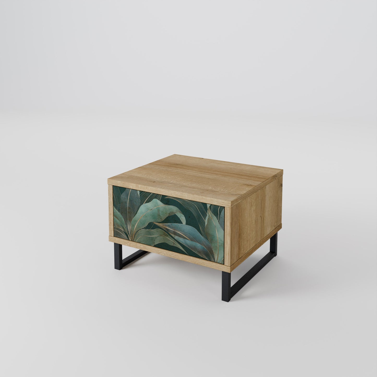 ROYAL GREEN Comodino in Effetto Rovere