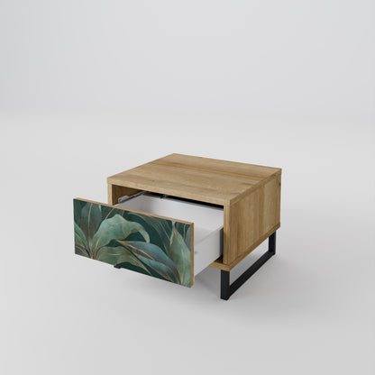 ROYAL GREEN Comodino in Effetto Rovere