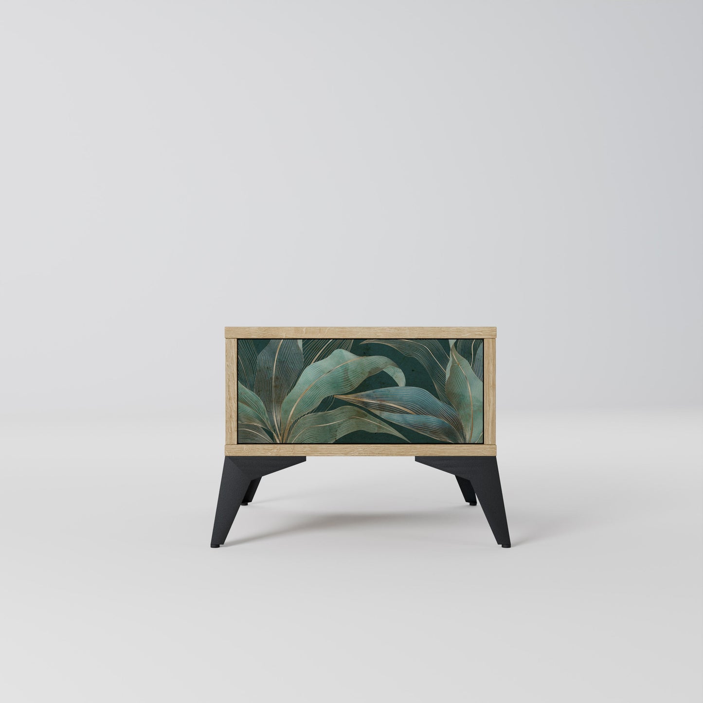 ROYAL GREEN Comodino in Effetto Rovere