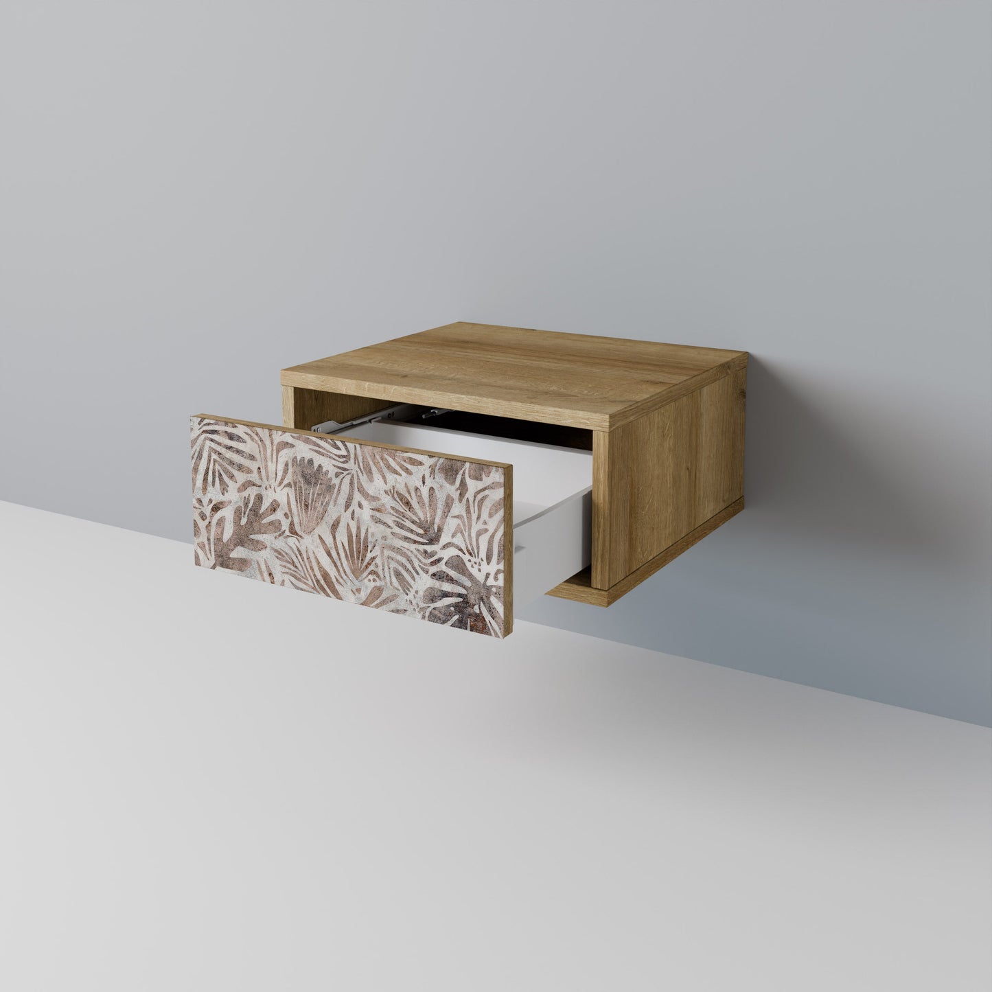 PASSING TIME Nightstand in Oak Effect