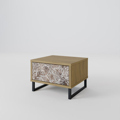 PASSING TIME Nightstand in Oak Effect