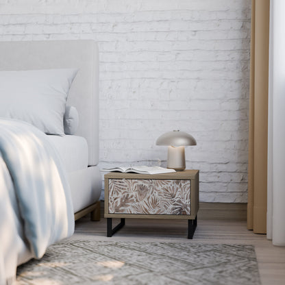 PASSING TIME Nightstand in Oak Effect