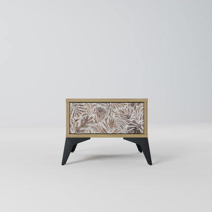 PASSING TIME Nightstand in Oak Effect