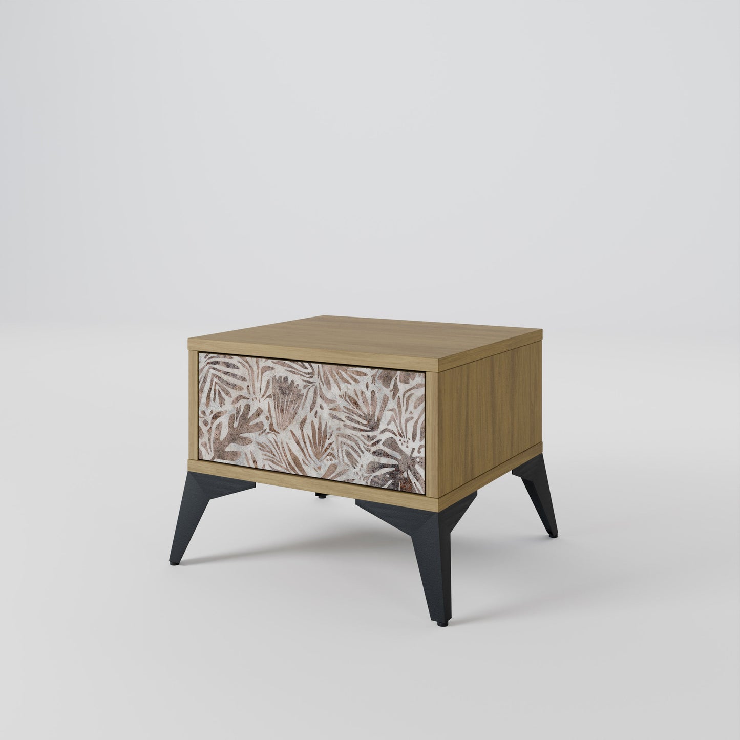 PASSING TIME Nightstand in Oak Effect