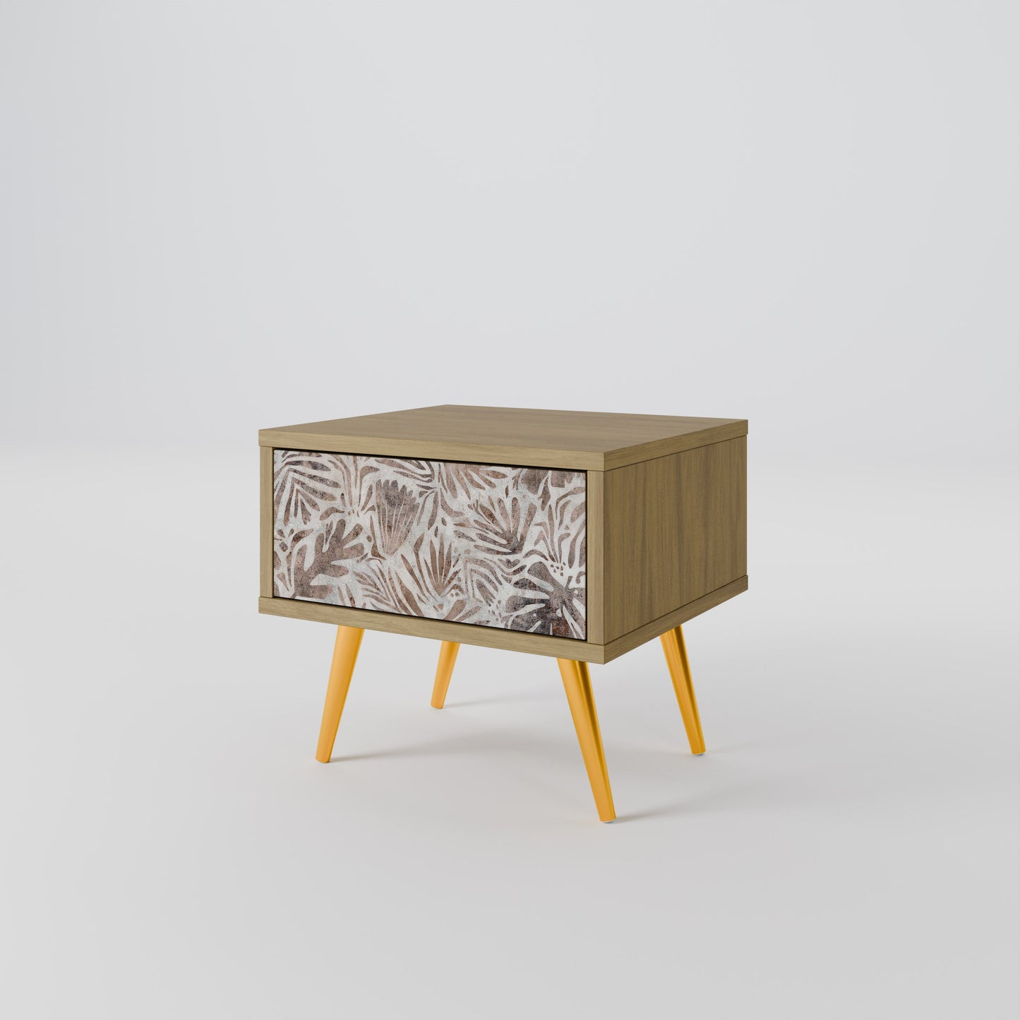 PASSING TIME Nightstand in Oak Effect