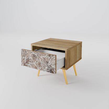 PASSING TIME Nightstand in Oak Effect