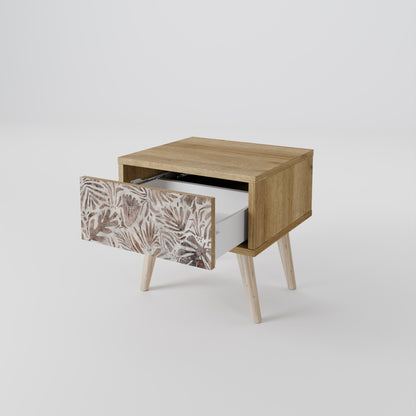 PASSING TIME Nightstand in Oak Effect