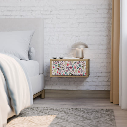 AUTUMN SUNDRIES Nightstand in Oak Effect