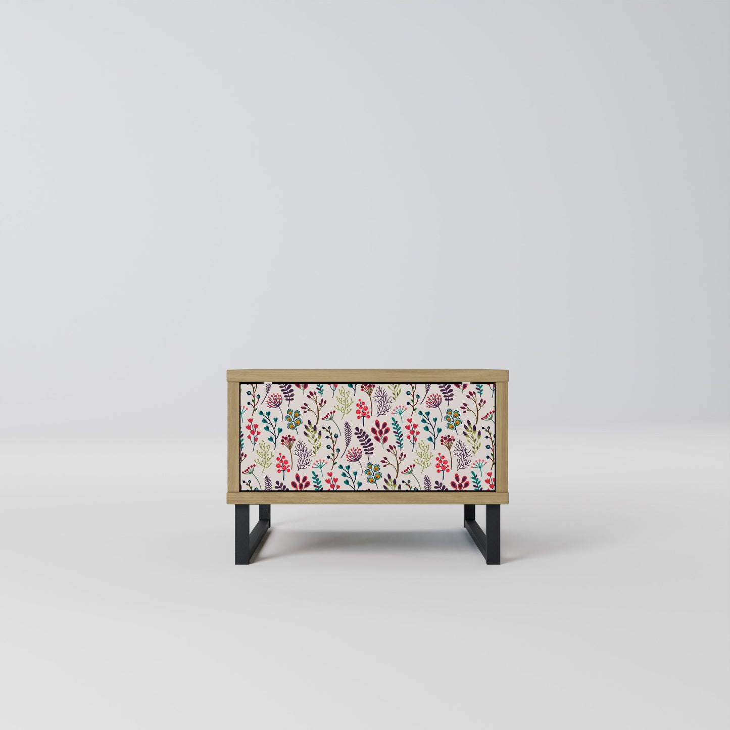 AUTUMN SUNDRIES Nightstand in Oak Effect