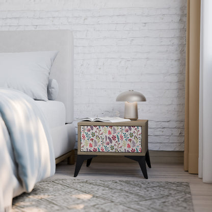 AUTUMN SUNDRIES Nightstand in Oak Effect