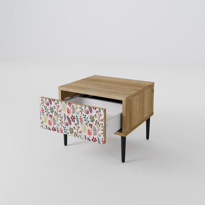 AUTUMN SUNDRIES Nightstand in Oak Effect