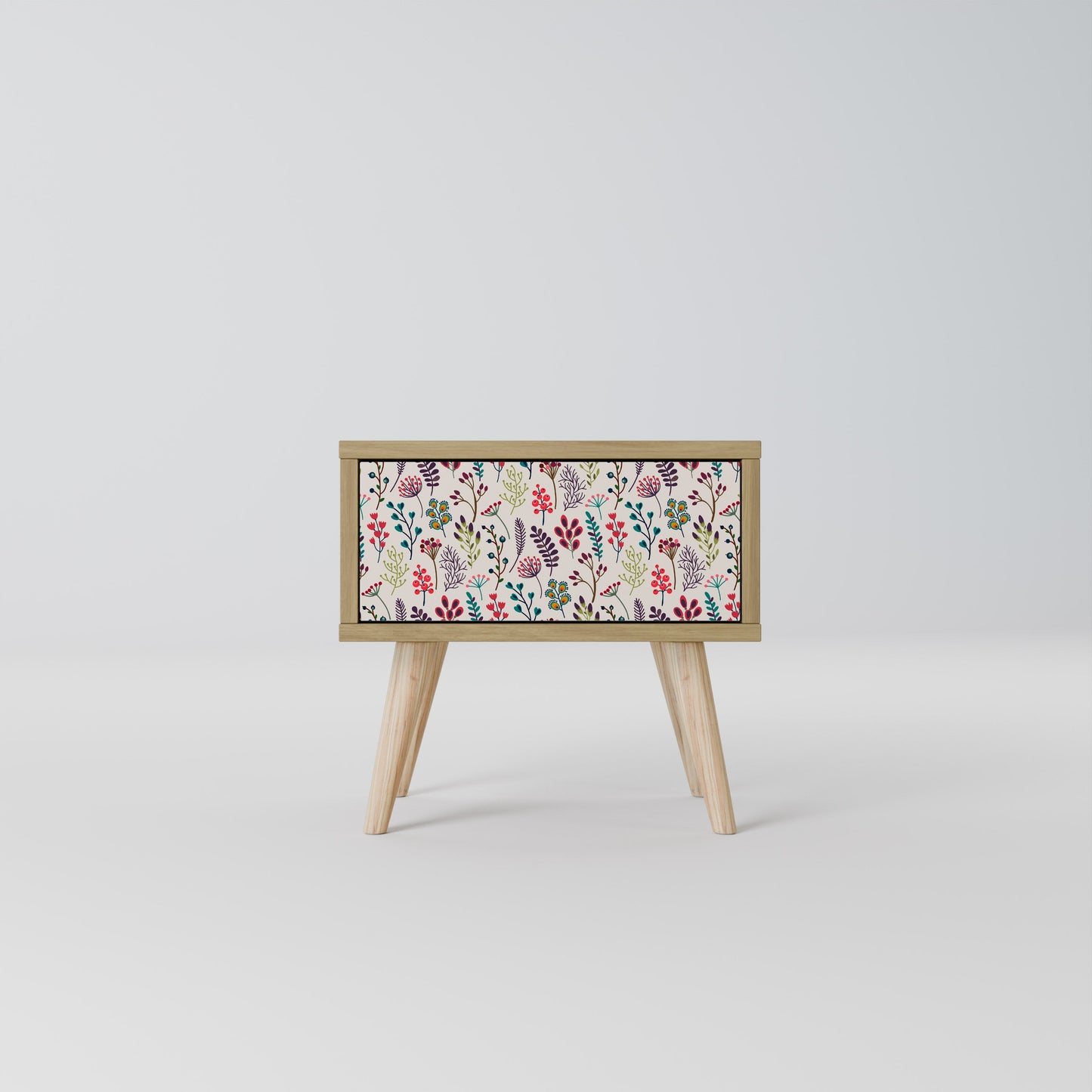 AUTUMN SUNDRIES Nightstand in Oak Effect